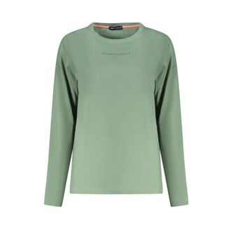 North Sails Truien & Vesten, Dames, Groen, XS, Katoen, T-shirt met lange mouwen