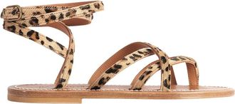K.Jacques Zenobie Sandalen - Dames - Sandalen - Veelkleurig - 40 EU - Leer - Schoenen