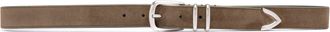 Officine Creative Handcrafted Suede Leather Classic Belt