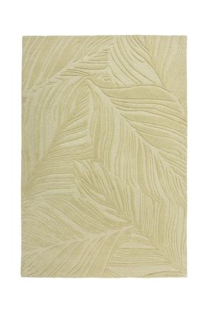 Flair Rugs Alfombra de lana con motivo floral salvia 160x230cm