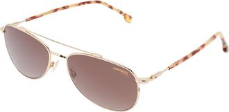 Carrera 224/S J5G/HA Mens Sunglasses Gold Size 58