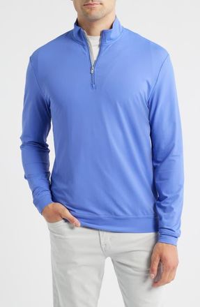 Johnnie-O Motion Performance Quarter Zip Pullover in Acai at Nordstrom, Size Xx-Large