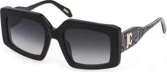 Just Cavalli Black Plastic Womens Sunglass