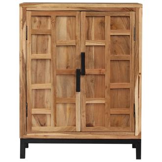 Berkfield Home Sideboard Solid Acacia Wood 60x35x76 cm Brown | Size: 60 x 35 x 76 cm