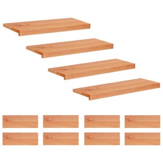 vidaXL Alfombras Para Escalones 12 Uds. 70 X 25 X 2 Cm Barniz Vidaxl