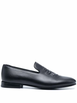 Billionaire Boys Club pebbled calf leather loafers - Black