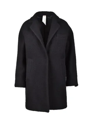 Annie P Wool Coat - Black
