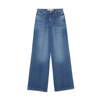 Roy Rogers Straight Jeans, female, Blue, Size: W32 Marta Jeans