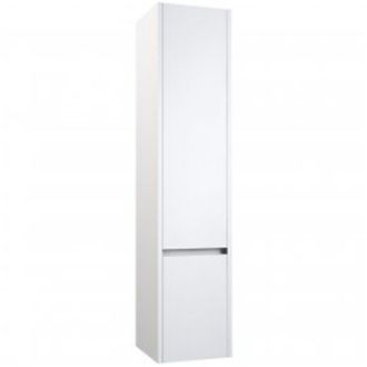 Urban Bathroom Wall Mounted Tall Storage Unit 350mm Wide - White - (urban) - (brassware Not Included)