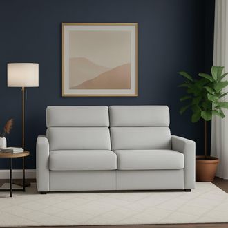 Dmora Sof&aacute; Fijo 3 Plazas Ozegna, Desenfundable, Lavable, Hecho En Italia, Reposabrazos, 220x95 Cm Gris