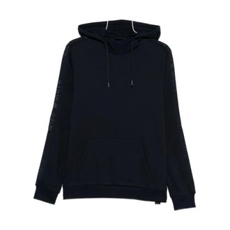 Emporio Armani Heren, Sweatshirts & Hoodies, Blauw, Maat: M