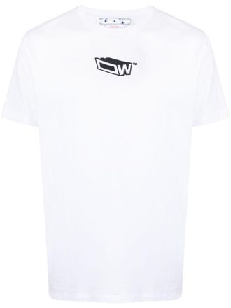 Off-white graphic-print cotton T-shirt