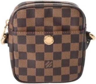 Louis Vuitton Pre-owned Cross Body Bags, female, Brown, Size: ONE SIZE Pre-owned Vintage Damier Canvas Shoulder Bag
