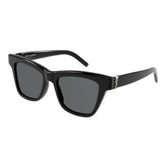 Saint Laurent Square Full Rim Sunglasses - Black