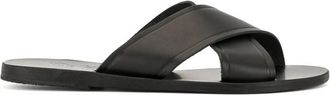 Ancient Greek Sandals Thais Slider - Dames - Sandalen - Zwart - 37 EU - Schoenen