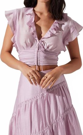 Astr Zira Top In Lavender