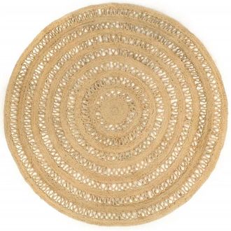 vidaXL Handmade Rug Braided Jute 210 cm Vidaxl