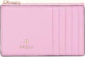 Furla Camelia Porta Carte Di Credito M Sakura Rosa Pelle Stampata Donna