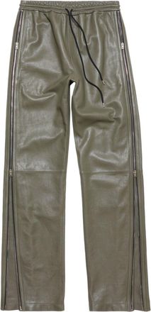 Acne Studios Leren broek - Groen