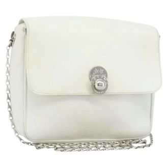 Celine Pre-owned Cross Body Bags, female, White, Size: ONE SIZE Pre-owned Vintage Shoulder Bag