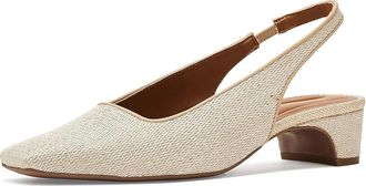 Franco Sarto Lyanna 2 Womens Shoes Rope Beige Woven Fabric : 8.5 M, Faux Leather