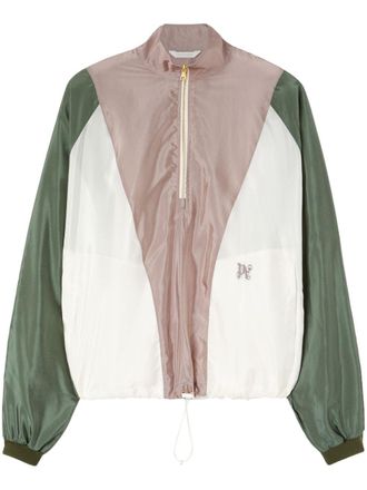 Palm Angels Bomber con monogramma PA - Viola