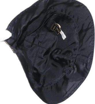 Fendi Pre-owned Accessories, female, Brown, Size: ONE SIZE Pre-owned Vintage Zucca Canvas Hat