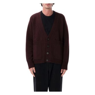 STUDIO NICHOLSON Sen Cardigan - Heren - Truien - Paars - Maat: L Zijde