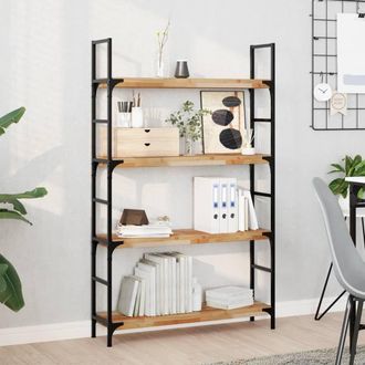 Berkfield Home Floating Shelves 2 pcs 80x20x4 cm Oil Finished Solid Wood Acacia in Brown | Size: 80 x 20 x 4 cm