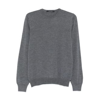 Tagliatore Heren, Truien, Grijs, Maat: XL Wol