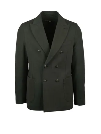 Circolo 1901 Double-Breasted Jacket With Wide Lapels And Metallic Buttons
