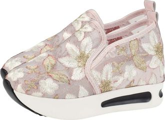 Generic Platform Trainers, Womens Slip On Trainers, Comfortable Sports Shoes, Wedge Heel Trainers, Flowers, Casual Shoes, Wedges, Walking Shoes, Lightweight R