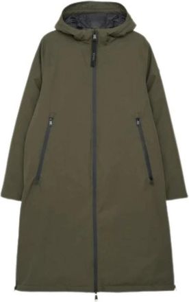 Tant&auml; Rainwear Cher Parka - Dames - Parka Jassen - Groen - M - Leer - Jassen