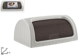Trade Shop Trade Shop - Pan Crock Pan Butters Blanco Rattan Rattan Contenedor Blanco