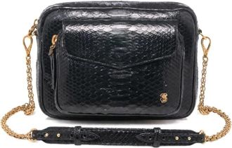 CLARIS VIROT Charly Crossbody Tas - Dames - Schoudertassen - Zwart - ONE Size - Katoen - Tassen