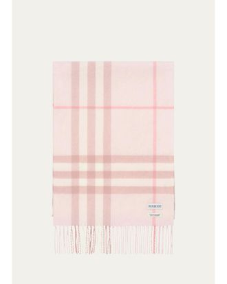 Burberry Check Cashmere Scarf