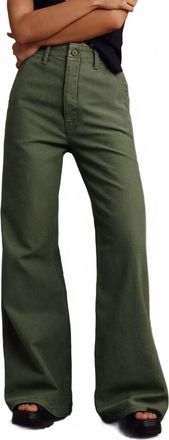 Mother Major Roller Sneak Pants In Roger That