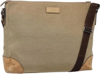 Gucci Pre-owned Vintage Cross Body Bag - Dames - Vintage Schoudertas - Beige - ONE Size - Vintage