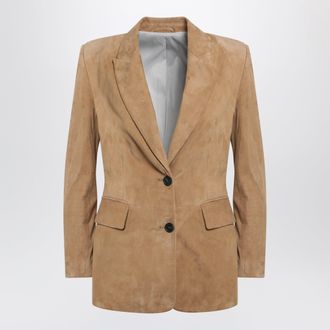 Sword 6.6.44 Giacca marrone in suede