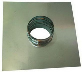 MBM Placa + Tronchetto Pasante De Conducto De Humos Dn 200