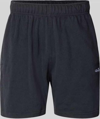 Ellesse Shorts mit Logo-Stitching Modell ZANICA in Black, Gr&ouml;&szlig;e XXL