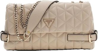 Guess Paisleigh Convertible - Dames - Schoudertassen - Beige - ONE Size - Polyester - Tassen