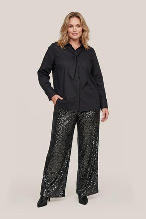 Mart Visser Mira Broek Donker Metallic Maxi