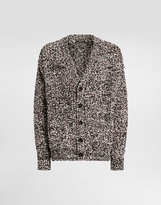 Dolce & Gabbana Cotton Cardigan - Man Sweaters And Cardigans Beige S