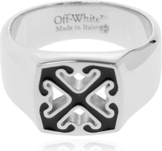 Off-white Messing ring - Heren - Ringen - Grijs - 62 MM - Accessoires