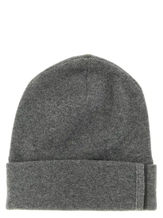 Brunello Cucinelli Grey Monile Beanie Hat