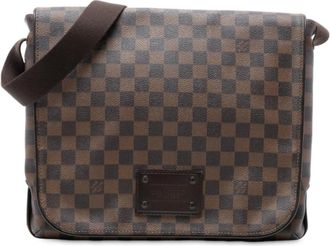 Louis Vuitton Pre-owned Cross Body Bags, female, Brown, Size: ONE SIZE Pre-owned Messenger Bag