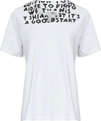 Maison Margiela T-shirt con stampa - Bianco