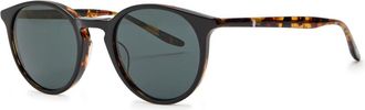 Barton Perreira Princeton Round-frame Sunglasses - Black - One Size