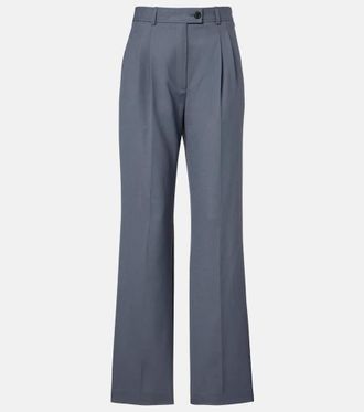 The Row Ragnar virgin wool wide-leg pants